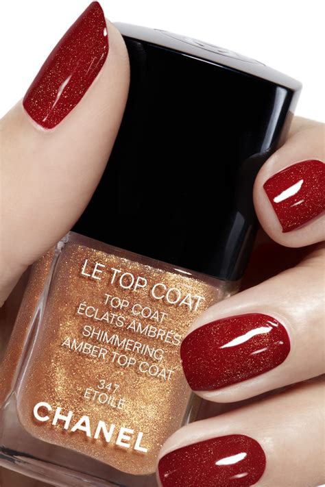 chanel top coat 347|chanel base coat.